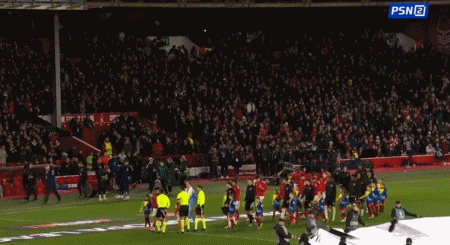 半场：诺丁汉森林0-0中日德兰，雅伊尔-库尼亚伤退